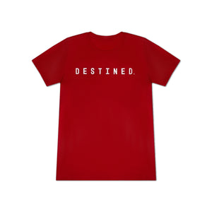 Red/White D E S T I N E D. T-Shirt