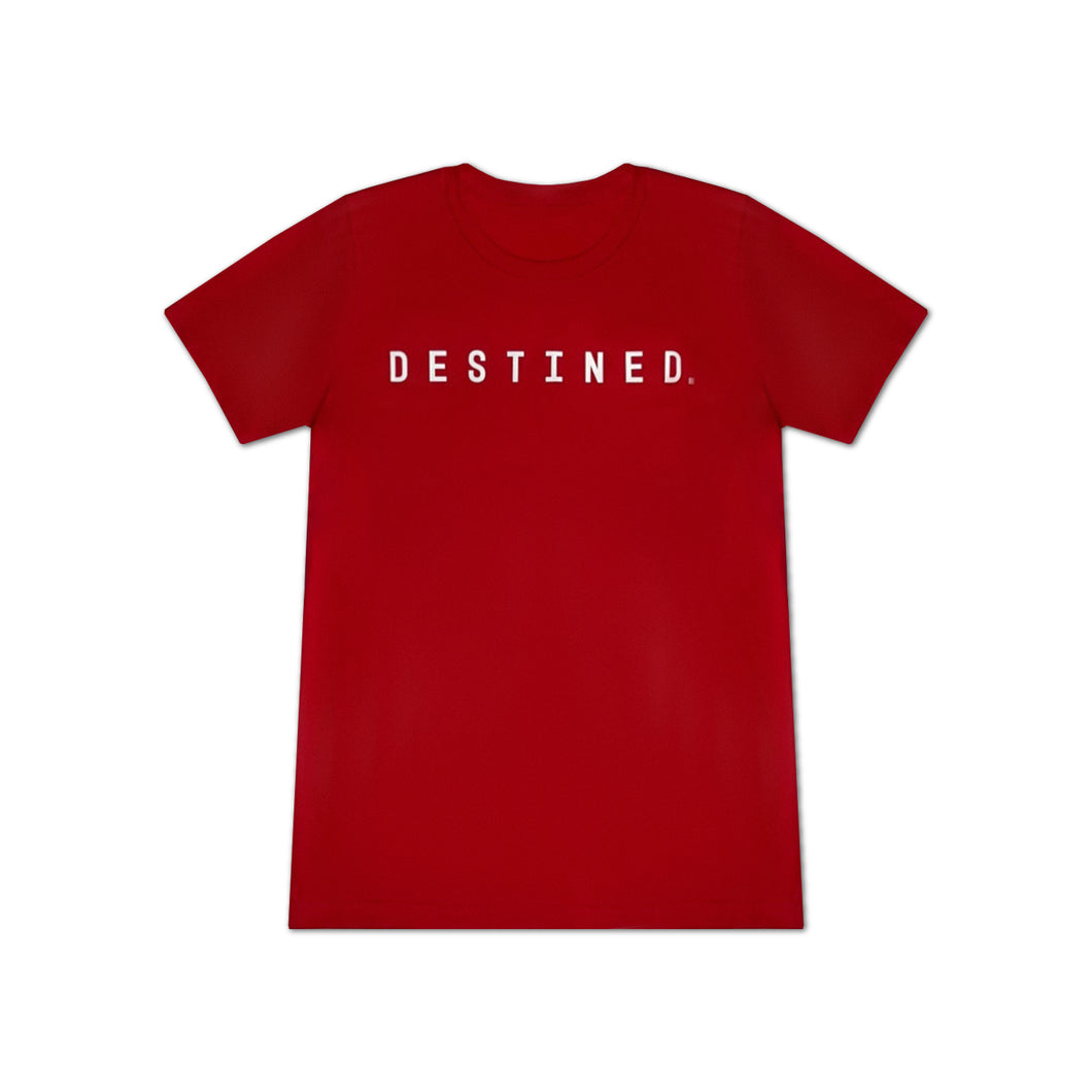 Red/White D E S T I N E D. T-Shirt